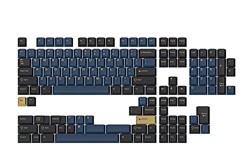 gmk redsuns blue samurai keycaps für mechanische tastaturen