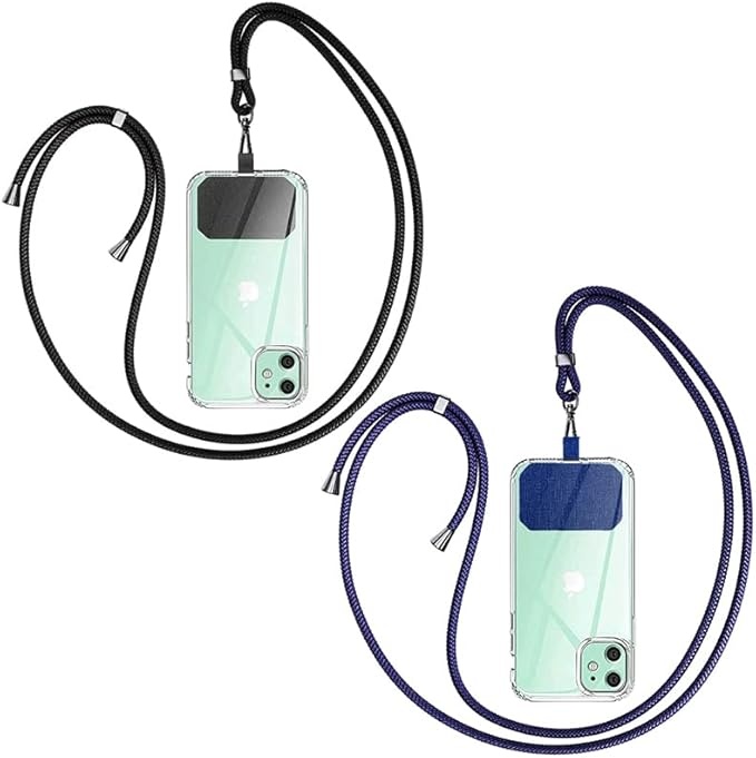 gumo-long handyband universal für smartphones, kette zum umhängen, kompatibel mit hüllen