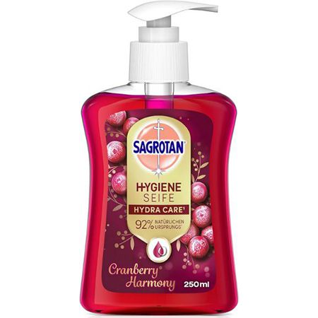 handseife sagrotan cranberry 6er pack limited edition 9,99 euro statt 12 euro