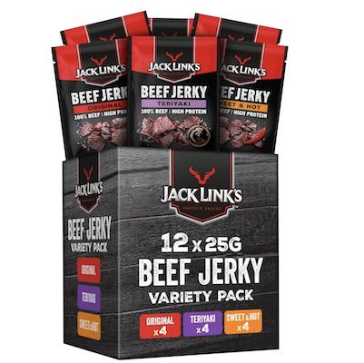 jack links beef jerky mischkarton 12x 25g für 17 euro statt 24 euro