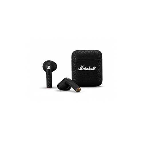 marshall minor iii in-ear bluetooth kopfhörer, true wireless, schwarz, 25 stunden akku