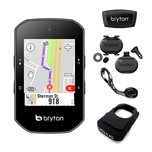 bryton rider s500t bundle mit trittfrequenzsensor und herzfrequenzmonitor