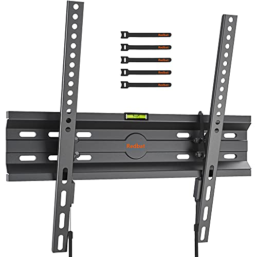 redbat tv wandhalterung ultra schlank 23-55 zoll neigbar 45kg max vesa 400x400mm