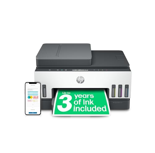 hp smart tank 7305 multifunktionsdrucker, scanner, kopierer, wlan, duplex, tintenpatronen für 3 jahre
