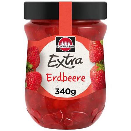 schwartau extra konfitüre erdbeere 340g 1,60 günstig kaufen