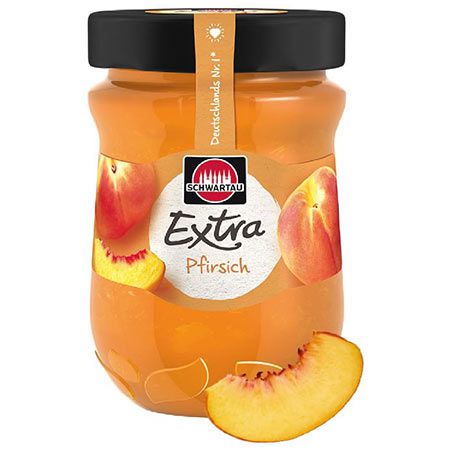 schwartau extra konfitüre pfirsich 340g günstig ab 1,60 Euro