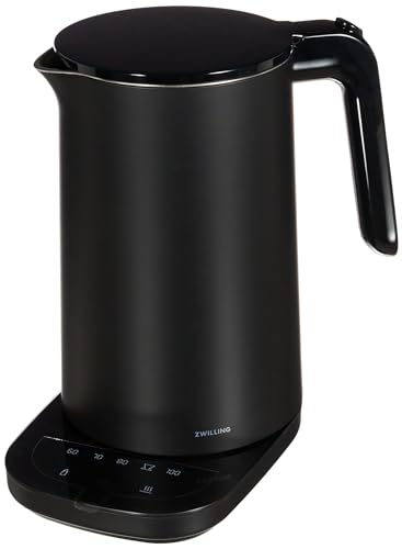 zwilling enfinigy wasserkocher pro mit temperatureinstellung 1850 watt 1,5 liter schwarz