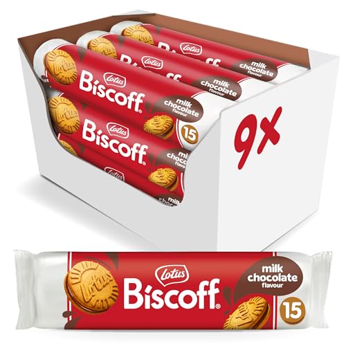 lotus biscoff sandwich-doppelkekse schokoladengeschmack 15 stück 9x150g 1,35kg