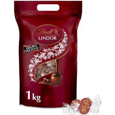 lindt lindor double chocolate kugeln 1kg ab 20,41 euro statt 30 euro