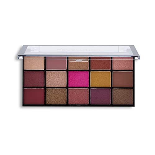 makeup revolution reloaded lidschattenpalette mit 15 farbtönen, 16.5g