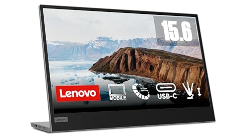 Produktbild: lenovo l15 monitor 15,6 zoll full hd 1920x1080 ips usb-c 60hz 6ms schwarz