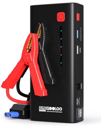 3000 a jump starter power bank für bis zu 8,5 l benzin oder 6,0 l diesel, led, usb