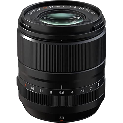 fujinon xf 33mm f1.4 linse mit wetterfestem gehäuse und schneller autofokus