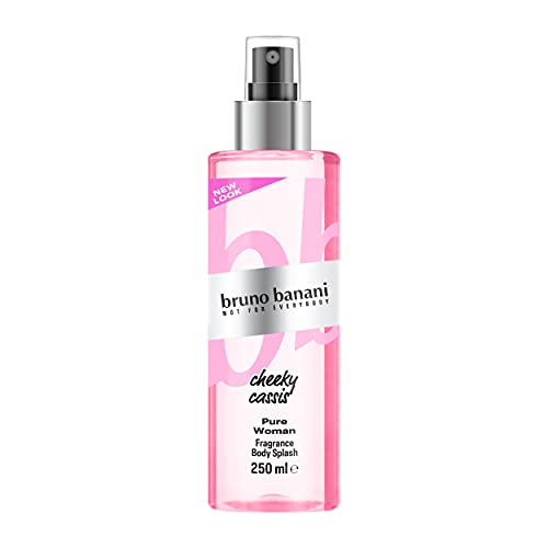 bruno banani body splash pure woman, fruchtiger duft für frauen, 250ml
