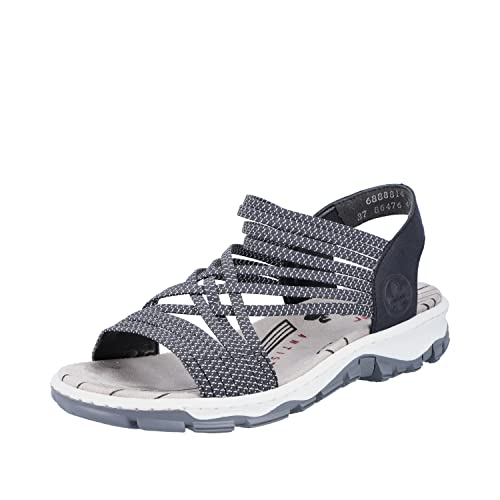 rieker sandalen damen 68888, bequeme sommerschuhe für everyday style