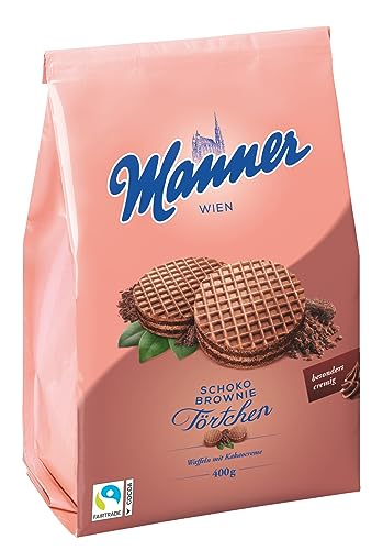 manner törtchen, kakao kekse mit schoko brownie füllung, 400 g, prime spar-abo