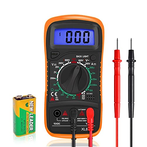 digital multimeter voltmeter batterietester spannungsprüfer ac dc messgerät lcd mit hintergrundbeleuchtung