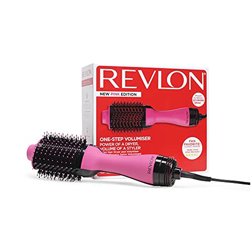 revlon salon one-step haartrockner und volumiser pink edition für mittellange haare