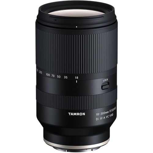 tamron 18-300mm f/3.5-6 sony e-mount objektiv schwarz aps-c