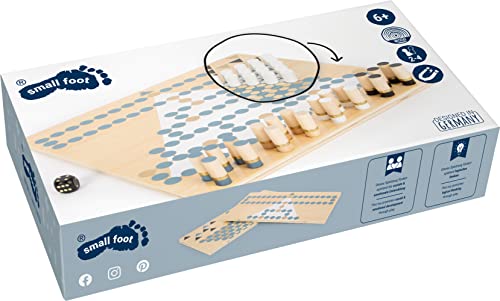 Barrikade und Halma "Gold Edition" aus Holz, Gesellschaftsspiel für Familien, ab 6 Jahren