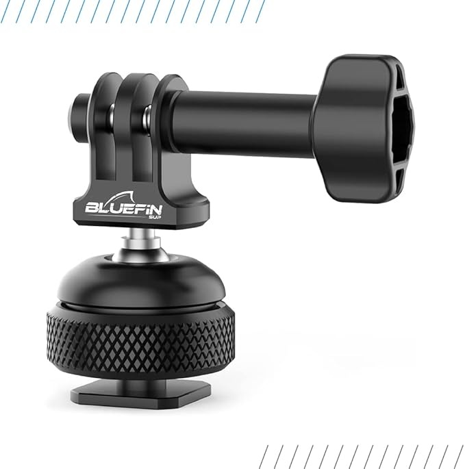 bluefin sup aktion kamerahalterung, aluminiumlegierung, 360 grad verstellbar
