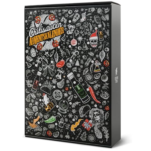 Produktbild: chilisaucen adventskalender 2025 - mexican tears, 24x20ml chili sauce