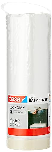 Produktbild: tesa easy cover economy film, malerfolie und abdeckband 33 m x 140 cm