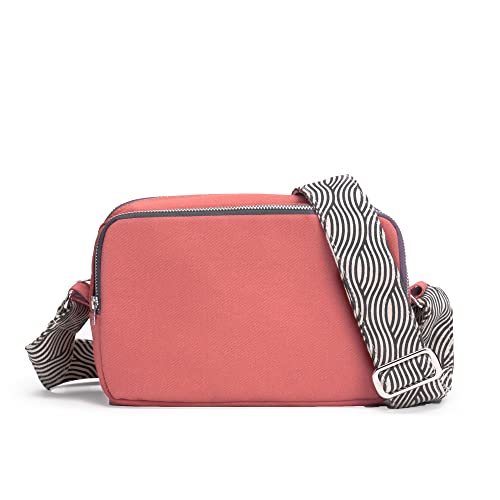 ecoright crossbody bag damen canvas umhängetasche klein mit verstellbarem riemen