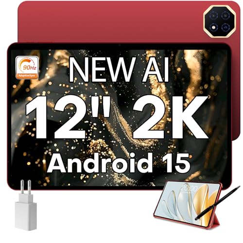 teclast t60ai tablet 12 zoll 2k display 90hz android 15 16gb 128gb octa-core 8000mah
