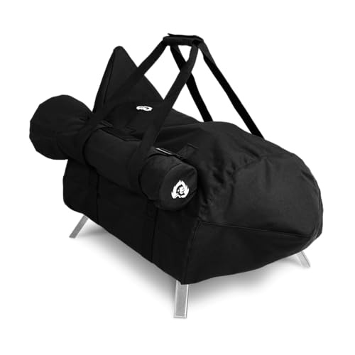 BURNHARD transport-abdeckhaube pizzaofen nero, winterfest, uv-beständig, polyester