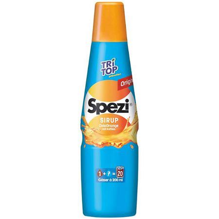 spezi cola orange getränkesirup 500ml TRi TOP 3,99 statt 6