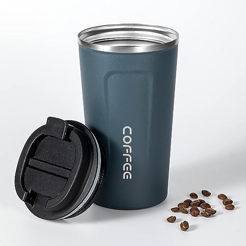 thermal mug 510 ml auslaufsicherer kaffeebecher edelstahl mit deckel für heiße und kalte drinks