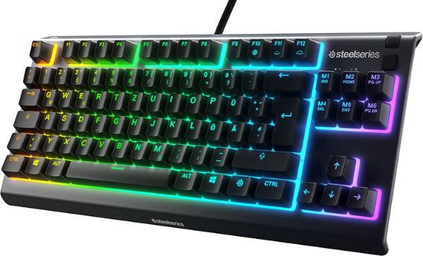 steelseries apex 3 tkl gaming-tastatur mit rgb, nur 36,79 (statt 42)