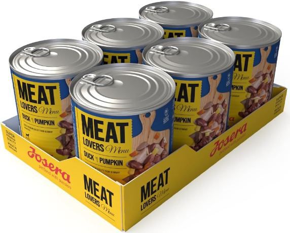 josera meat lovers menu 6er pack ente kürbis 800g ab 12,72