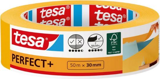 tesa Malerband Perfect+ Washi-Papier 50m x 30mm für 5,64