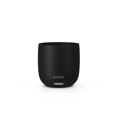 ember smart cup schwarz, temperaturregelung, 1,5 stunden akku