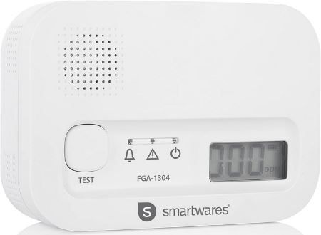 smartwares kohlenmonoxid melder fga-13041 für 20 euro statt 28 euro