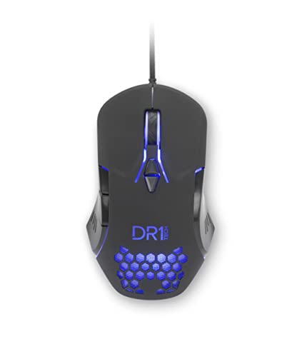 Produktbild: dr1tech guardian gaming maus kabel - 7 tasten bis 3200 dpi - ergonomisches design für pc ps4 xbox