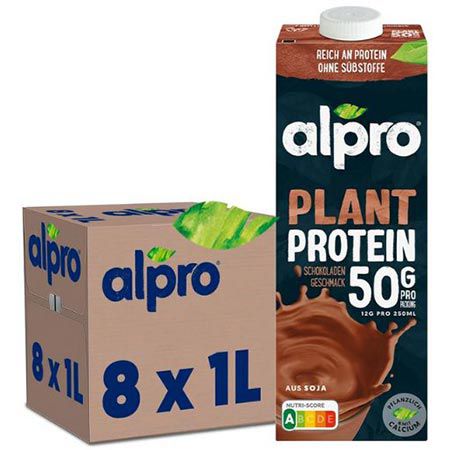 alpro soyadrink schokolade 8 x 1 liter für 15,91 euro statt 23 euro