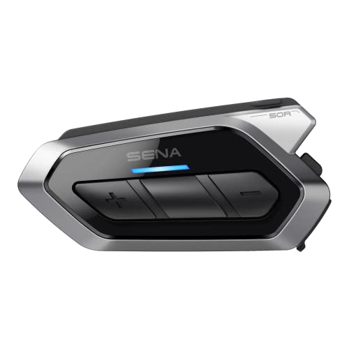 Sena 50R Bluetooth kommunikationssystem mit mesh intercom, mikrofon und lautsprechern