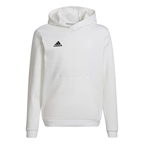 adidas kinder hoodie entrada 22 sweat unisex weiß schwarz 116