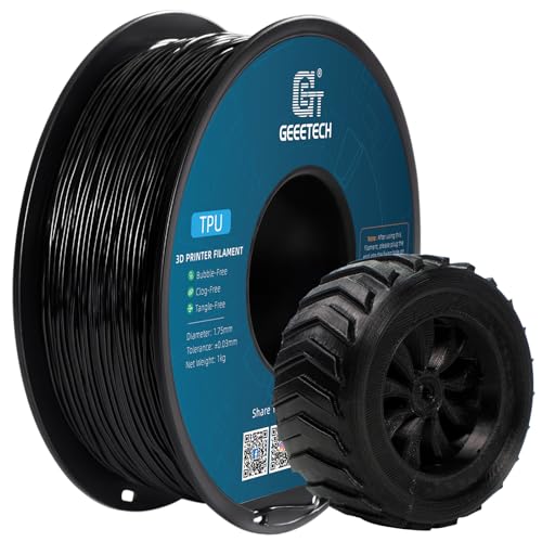 tpu filament für 3d-druck, geeetech, flexibel, 1.75 mm, 1 kg spool