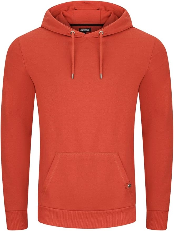 riverso hoodie herren regular fit kapuzenpullover dunkelrot XL 15400