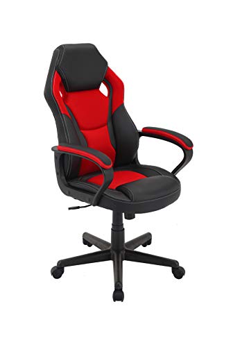 byLIVING Chefsessel Matteo, gaming-chair bis 110 kg, schwarz, gepolstert, Sicherheitsrollen
