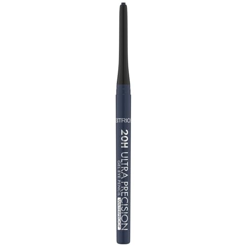 catrice gel eye pencil waterproof 050 blue, blauer kajalstift vegan, 0,08 g
