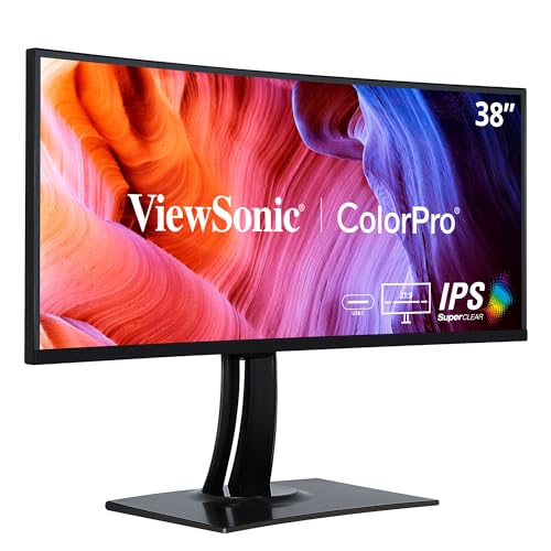 viewsonic colorpro vp3881a 38 zoll monitor schwarz 95 % abdeckung austauschservice