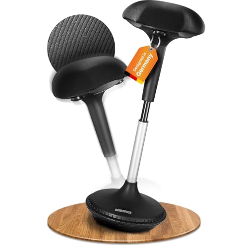DESKSPACE Wobble & Motion Stehhocker | Ergonomisch & höhenverstellbar