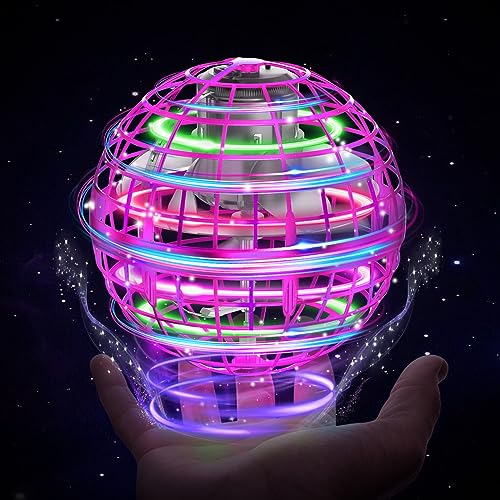 XINHOME fliegender ball, hover toy mit led-beleuchtung für junge 6-12 jahre