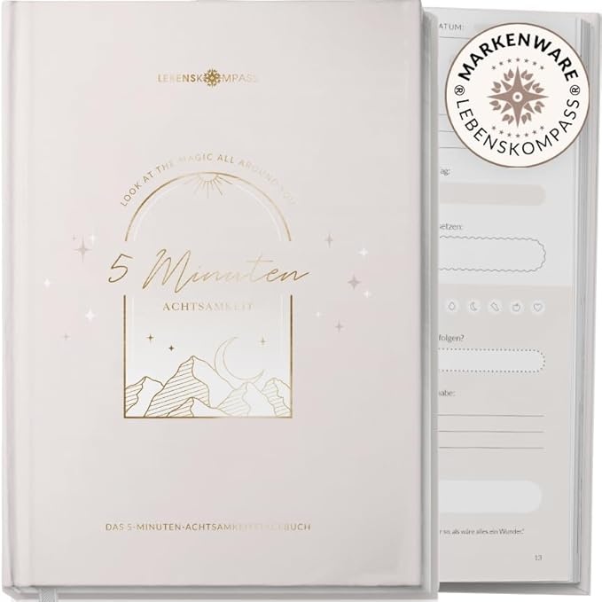 Produktbild: 5 Minuten Tagebuch SOUL für Achtsamkeit, Dankbarkeit, Selbstliebe und Motivation