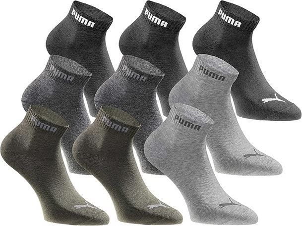 Produktbild: puma unisex quartersocken 18 paar statement edition für 32,29 euro statt 40 euro